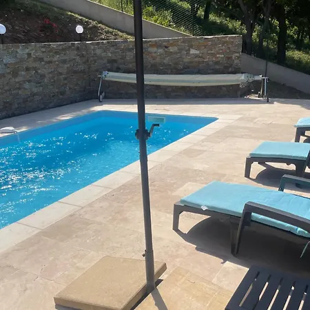 Agreable Maison Avec Piscine Privee Terrain Clos Vue Mer Villa